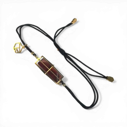 Silver gold plated amber bracelet