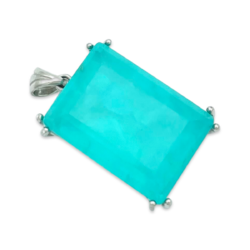 Silver pendant Paraiba