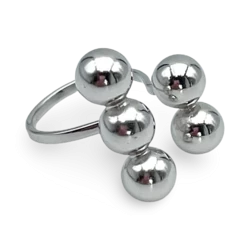 Silver ring Balls