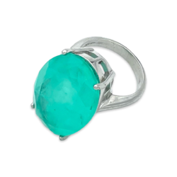 Anillo de Plata con Piedra Paraiba