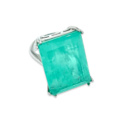 Anillo de Plata con Piedra Paraiba