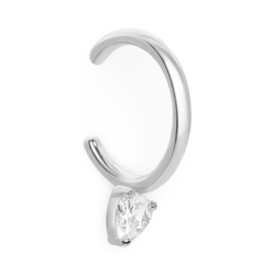 Silver zircon Ear Cuff