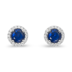 Silver Zircon Earrings