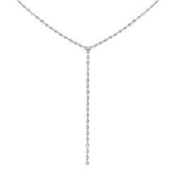 Silver Zircon Necklace