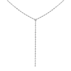 Silver Zircon Necklace