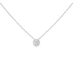 Silver Zircon Necklace