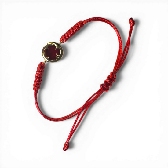 Amber bracelet “Four-Leaf Clover”