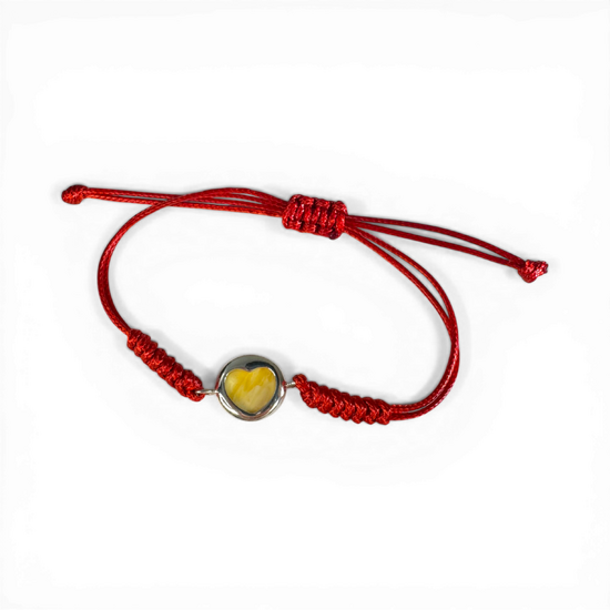 Amber bracelet “Heart”