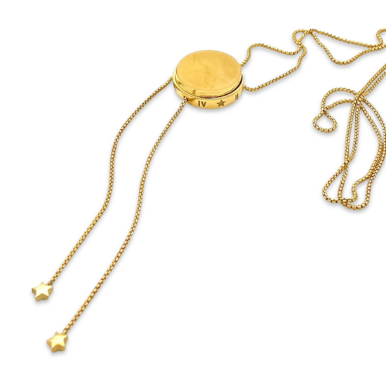 Amber vergoldete Halskette