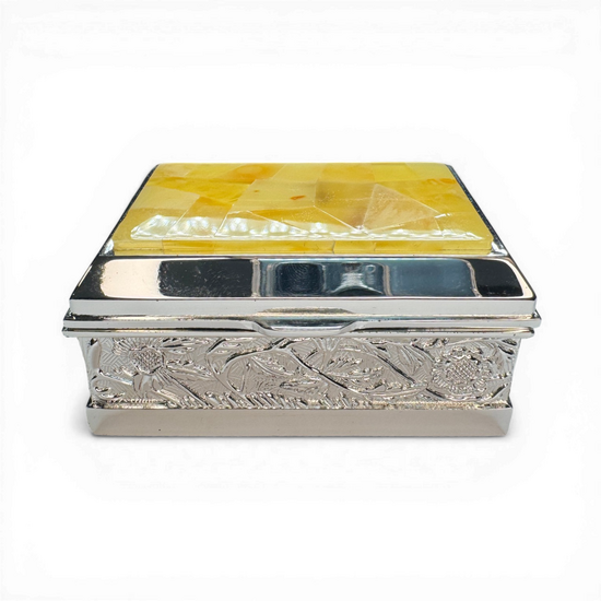 Amber jewelry box