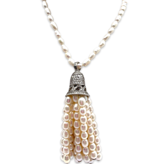 Collar de Cuentas Perla