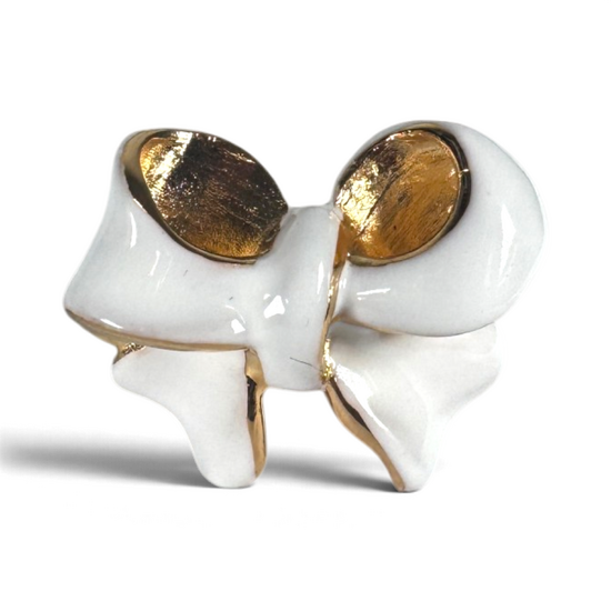 Bow Ring — Vergoldetes Messing
