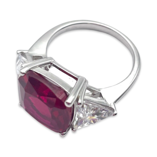 镶钻银戒指卡罗琳娜