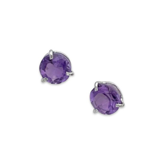 Boucles d'oreilles améthyste