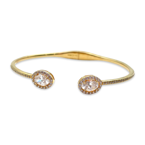 Elegante Pulsera Chapada en Oro
