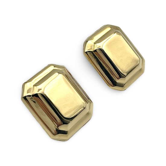 Gold plated silver earrings