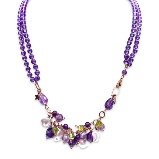 Намисто аметист