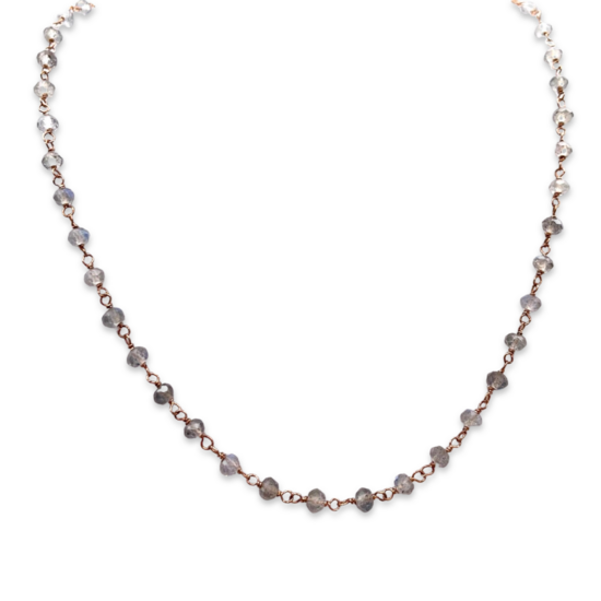 Намисто лабрадорит