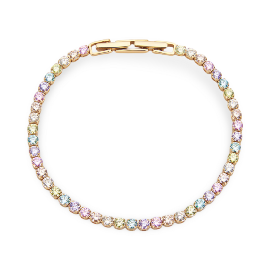 Rainbow Tennis bracelet with zircons