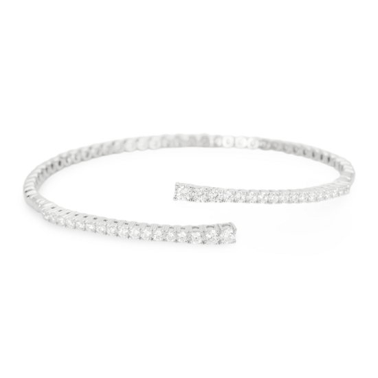 Silberarmband mit Zirkonen