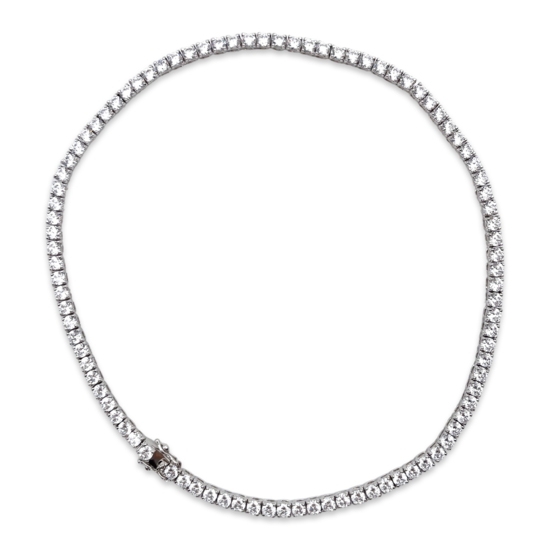 Tennis Silver necklace choker