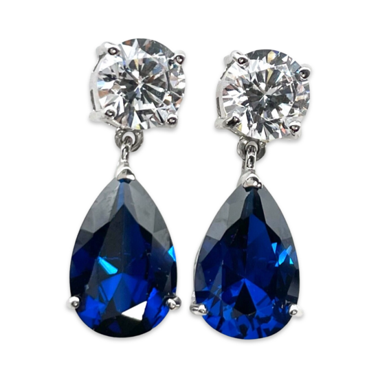 Boucles d'oreilles pendantes en argent