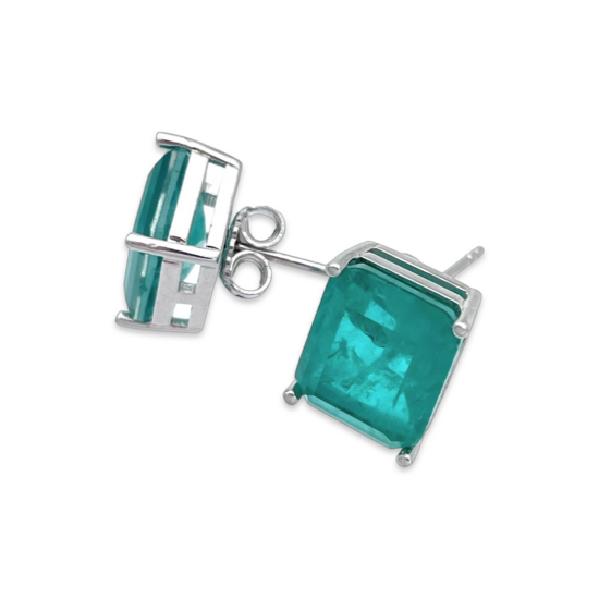 Silberohrringe mit Paraiba