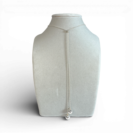 Silberne Halskette