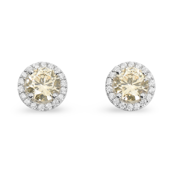 Silver Zircon Earrings