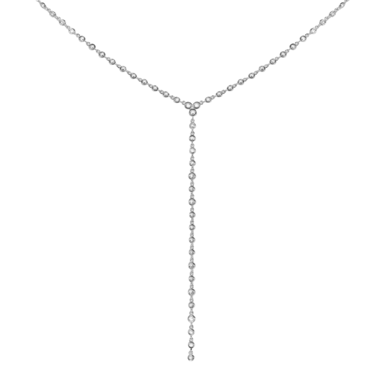 Collar de circonitas de plata