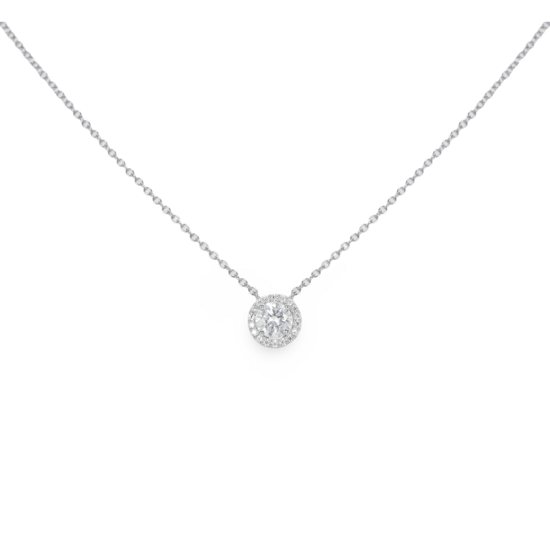 Collar de circonitas de plata