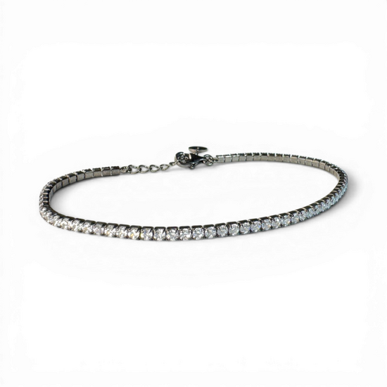 Pulsera de tenis con circonita cúbica blanca