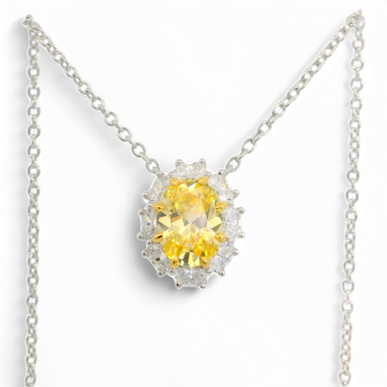 Yellow Gemstone Necklace