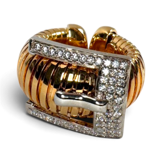 Zirconia Ring — Gold Plated 925 Sterling Silver