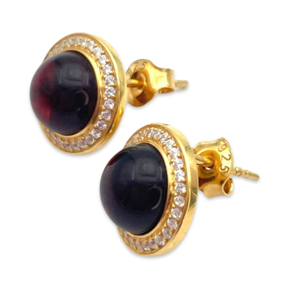 Amber earrings