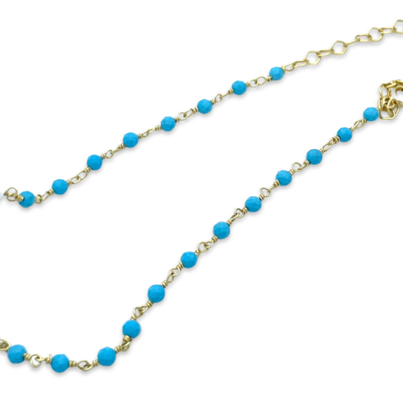 Bead necklace Paraiba