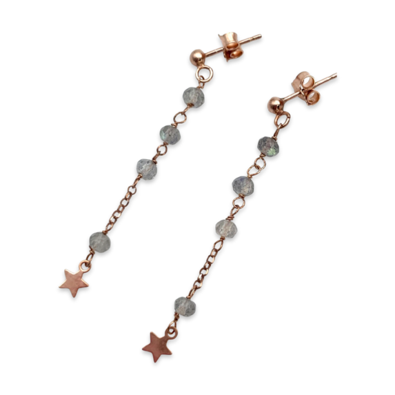 Pendientes Labradorita «Estrellas»