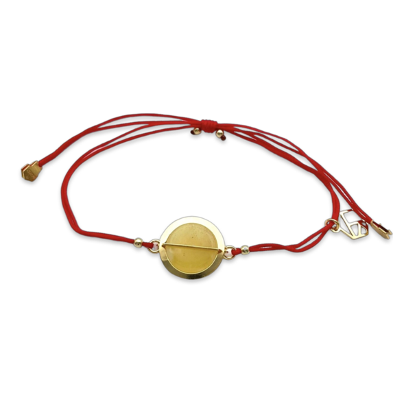 Pulsera de Ámbar Bañada en Oro