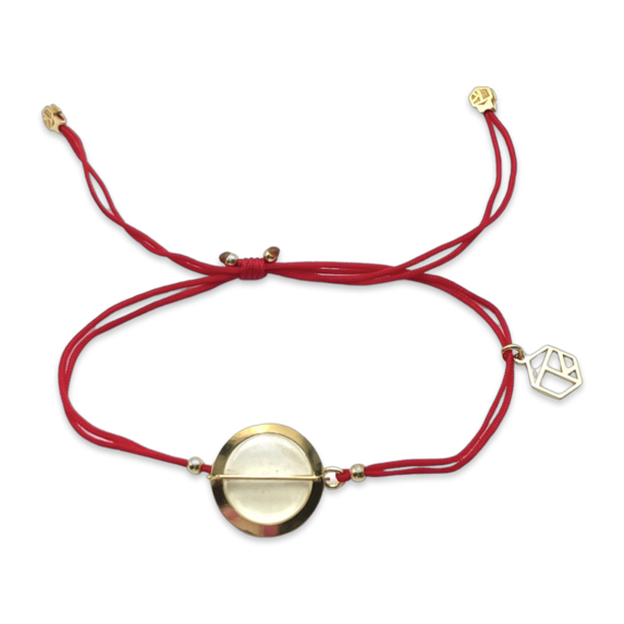 Pulsera de Ámbar Bañada en Oro