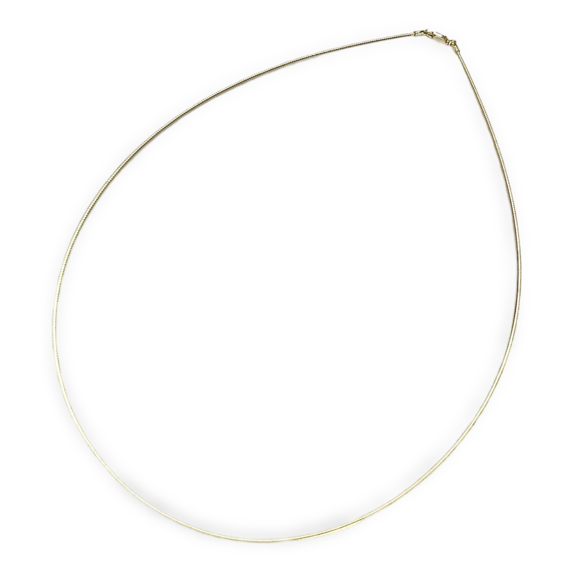 Gold plated silver chain necklace