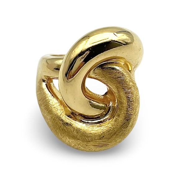 Anillo de plata bañado en oro