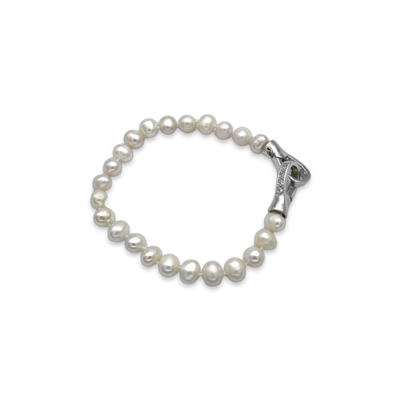 Pulsera de Perlas con Plata