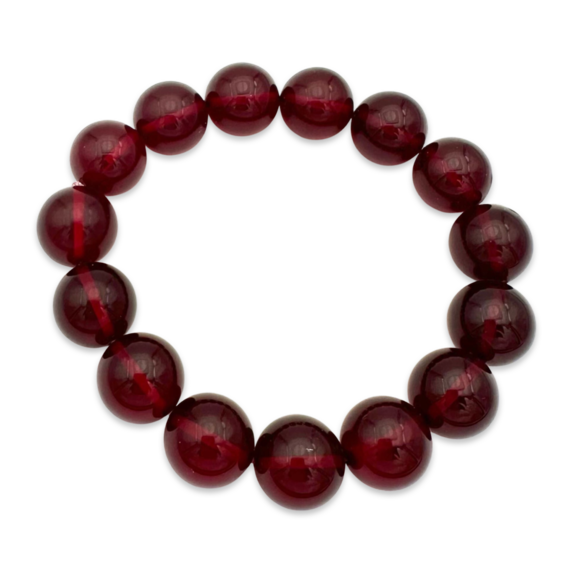 Red amber bracelet