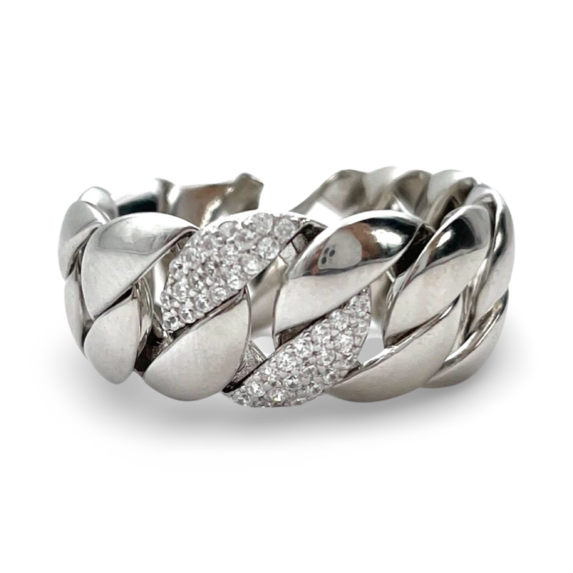Silver Braided ring
