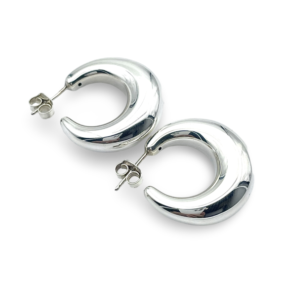 Silver earrings