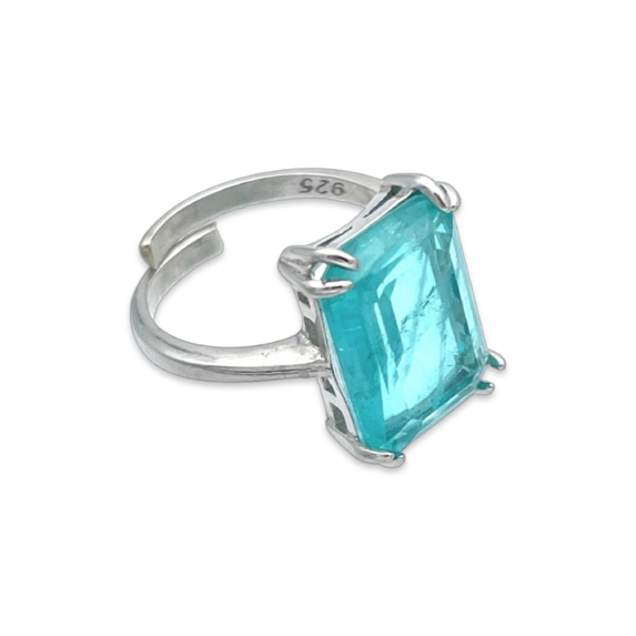 Anillo de Plata con Piedra Paraiba